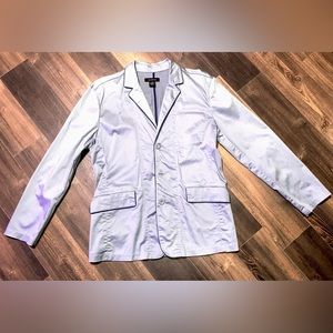 👀 Men’s Calvin Klein gray, super versatile cotton blazer, size XL